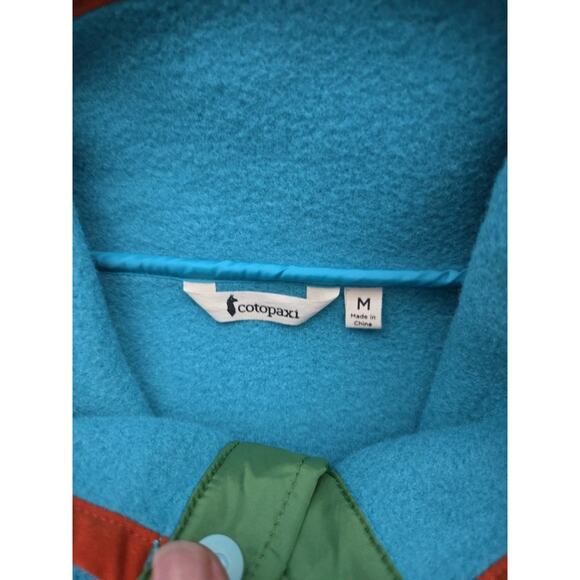 Cotopaxi Teca Fleece Pullover Sweater Men Sz M Quarter Snap Jacket - Picture 5 of 5